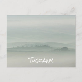 Pastellmorgon i Foggy Tuscany Vykort