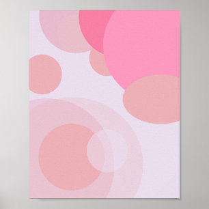 Pastellns Lila och Rosa Abstrakt under mitten av å Poster