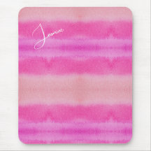 Pastellnyanser Rosa vattenfärg Monogram
