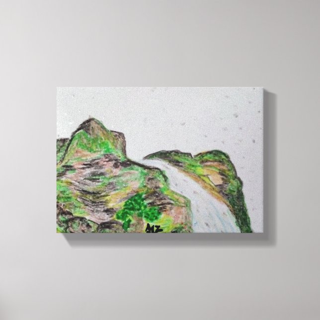 PastellOljemålning i Canvass Canvastryck (Framsida)