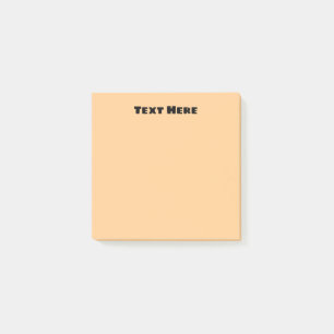 PastellOrange/Gult Post-it Block