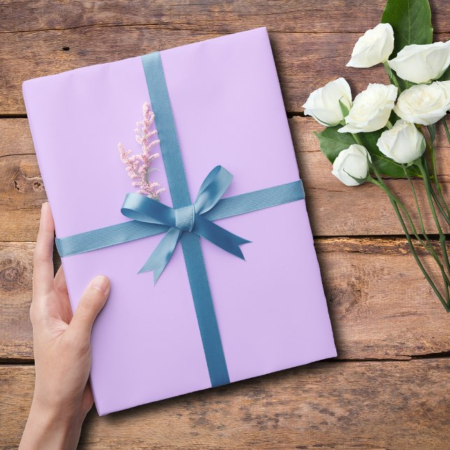 Pastellorkidé Enfärgad | Klassisk Elegant Presentpapper (Skapare uppladdad)