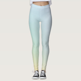 Pastellövertoning, Vintage Mönster Leggings