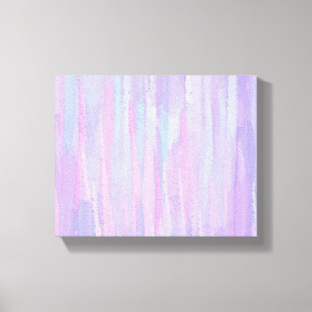 Pastellpenseldrag, Abstrakt Art Canvastryck (Framsida)
