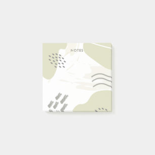 Pastellpenseldrag för Abstrakt Post-it Block