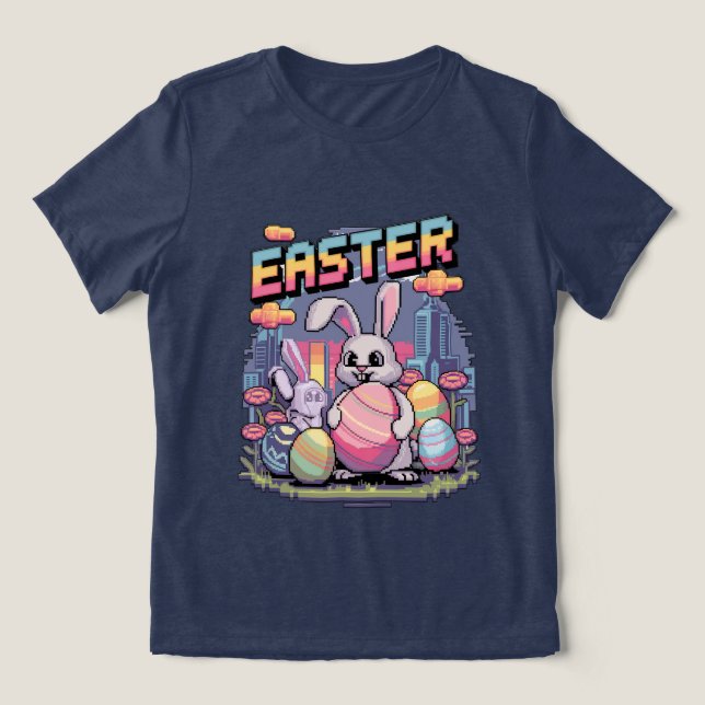 Pastellpixelering T Shirt (Design Framsida)