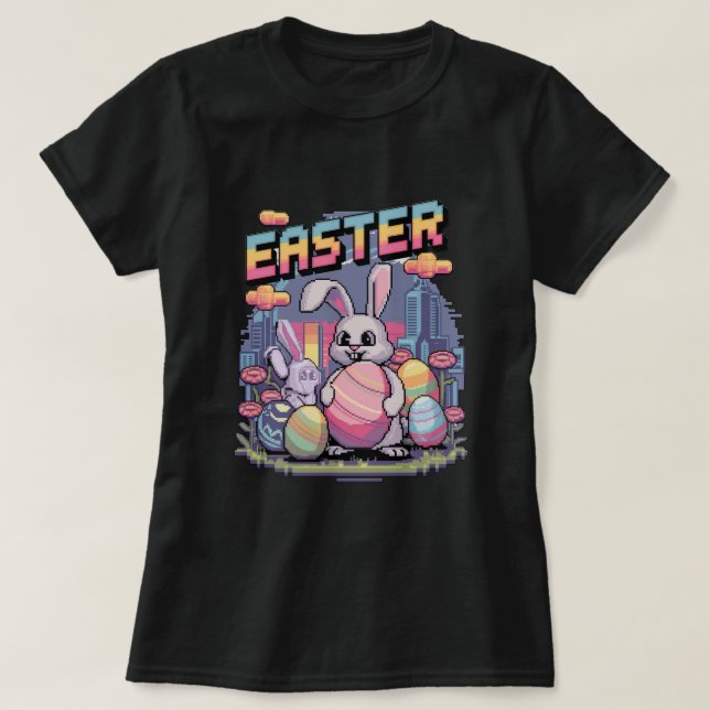 Pastellpixelering T Shirt (Design framsida)