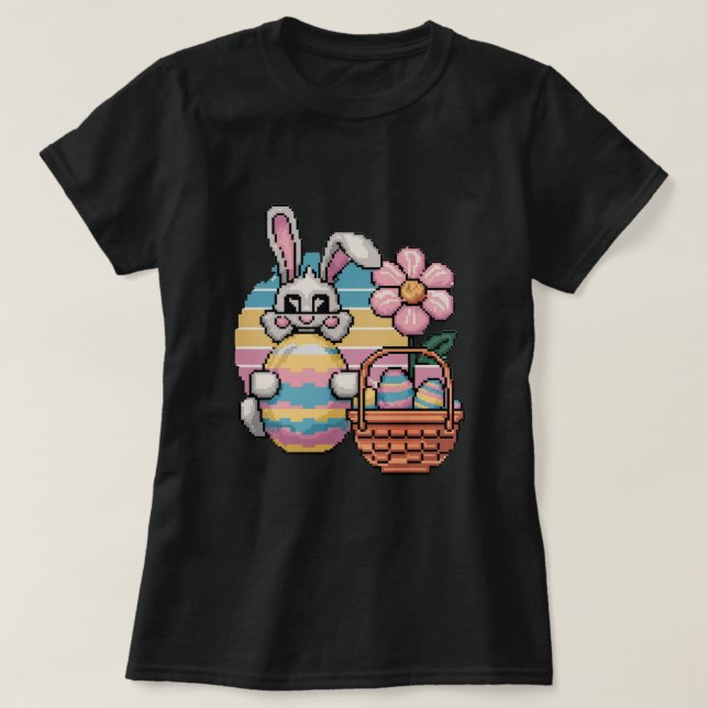 Pastellpixelering T Shirt (Design framsida)