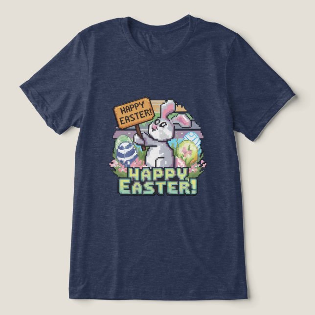 Pastellpixelering T Shirt (Design Framsida)