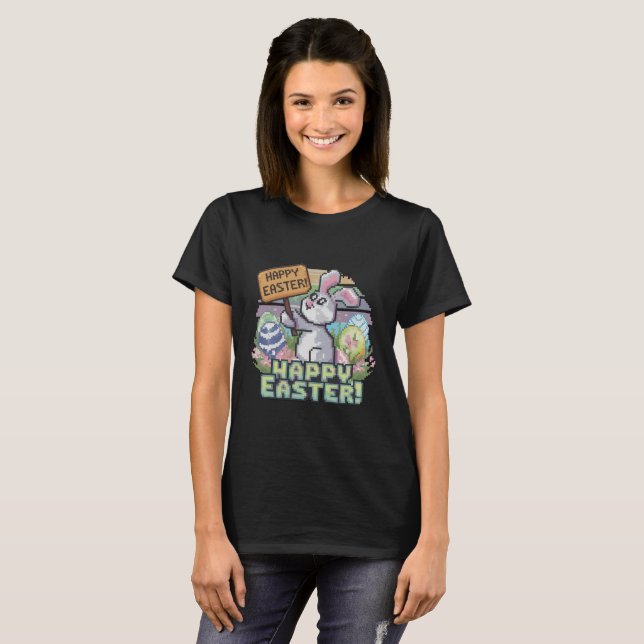 Pastellpixelering T Shirt (Hel framsida)