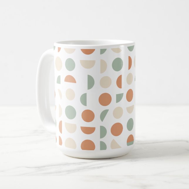 Pastellprickig  kaffemugg (Framsida vänster)
