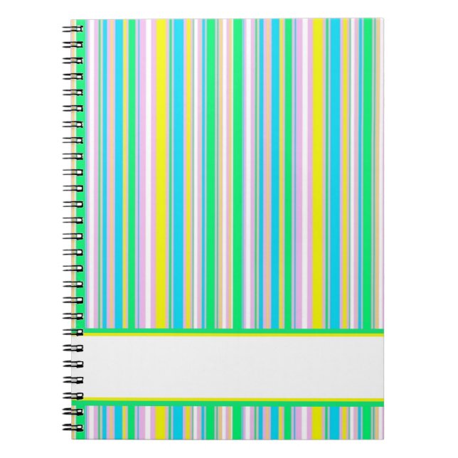 Pastellränder Anteckningsbok (Framsidan)