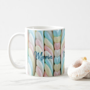 Pastellrandig mugg