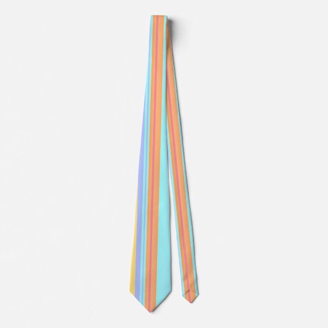 Pastellrandigt mönster slips (Framsida)