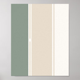 Pastellrandigt mönster variation 2 – Enkelt och Sn Poster