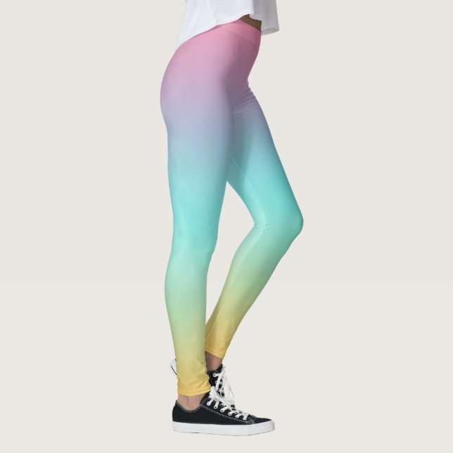 Pastellregnbåge Leggings (Höger)
