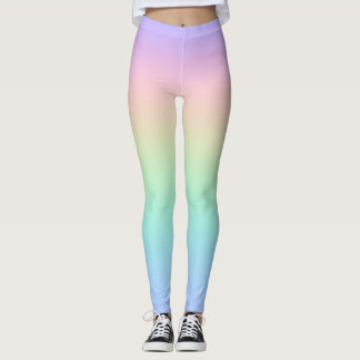 Pastellregnbåge Leggings