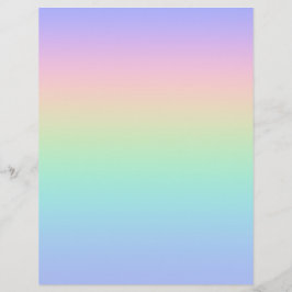 Pastellregnbåge Reklamblad
