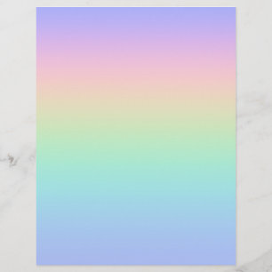Pastellregnbåge Reklamblad