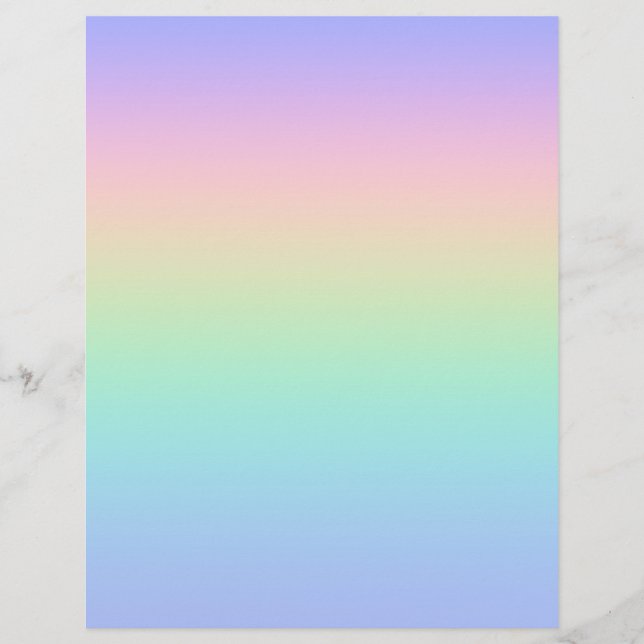 Pastellregnbåge Reklamblad (Framsidan)