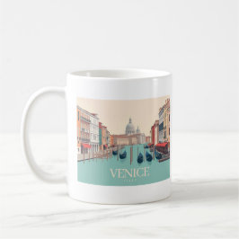Pastellresedesign för Venedig Italien Kaffemugg