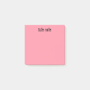 Pastellröd Post-it Block