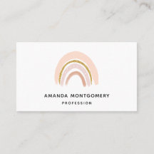 Pastellrosa & Falskt Glitter Boho Regnbåge