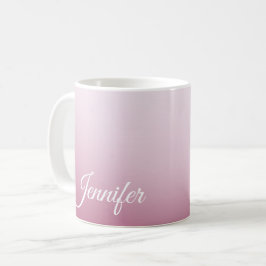 Pastellrosa med namn Vinyl Wrapped Flask Kaffemugg