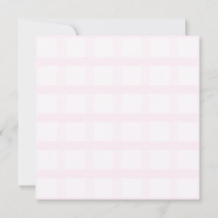 Pastellrosa och Rose Quartz Rosa Rutigt Mönster Kort