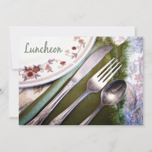Pastellskiss av Ställe Inställning Luncheon Inbjudningar