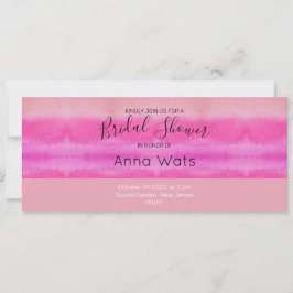 Pastellskuggor av Rosa vattenfärg Handmålad