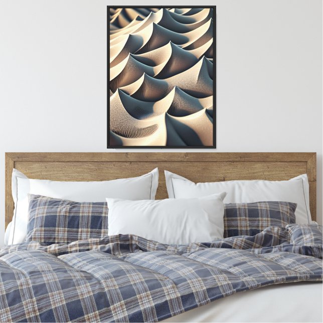 Pastellströmmar Canvastryck (Insitu (sovrum))