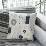 Pastelltoner, retrogeometrisk mönster kudde<br><div class="desc">Pastel färg återger geometriska former och mönster.</div>