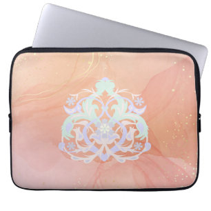 Pastellträdgårdsviska – Upplyftande blommor Laptop Fodral