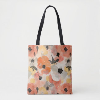 Pastellvattenrosor Totebag Tygkasse