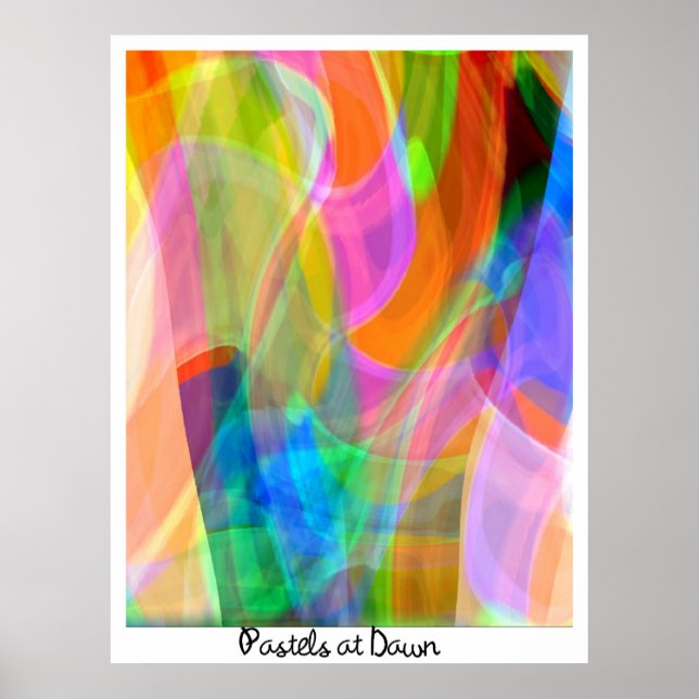 Pastels på Dawn Poster (Framsidan)