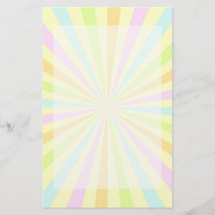 Pastels Spinning Wheel Sol Burst Brevpapper