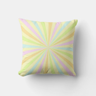 Pastels Spinning Wheel Sol Burst Kudde