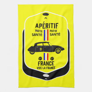 Pastis de Marseille Frankrike Kökshandduk