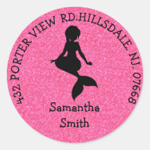 Pastle Rosa Girl SJÖJUNGFRU Party ADRESS Classic R