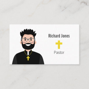 Pastor-Affärskort Visitkort