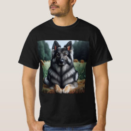 Pastor Alemán Gris de Pelo Largo, Elegancia Canina T Shirt