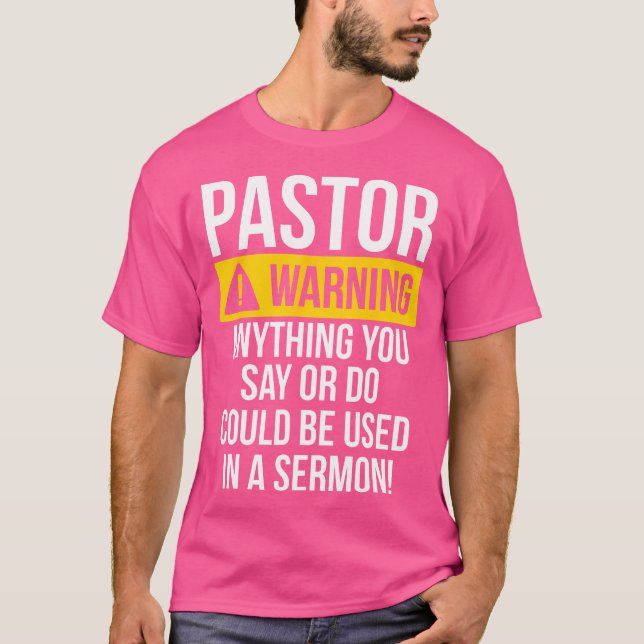 Pastor Apprecition Best Priest Christian Jesus Go T Shirt (Framsida)