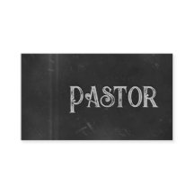 Pastor Black Grunge Chalkboard2 Church
