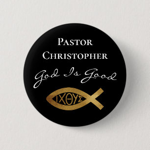 Pastor Christian Church Gud Is Bra Mission Black Knapp