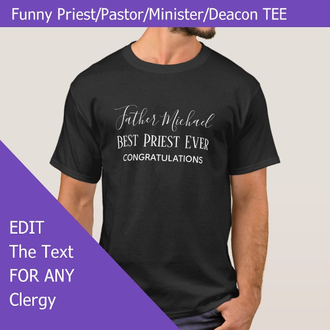 Pastor Clergy-gåvor - enkel Personlig T Shirt (Skapare uppladdad)