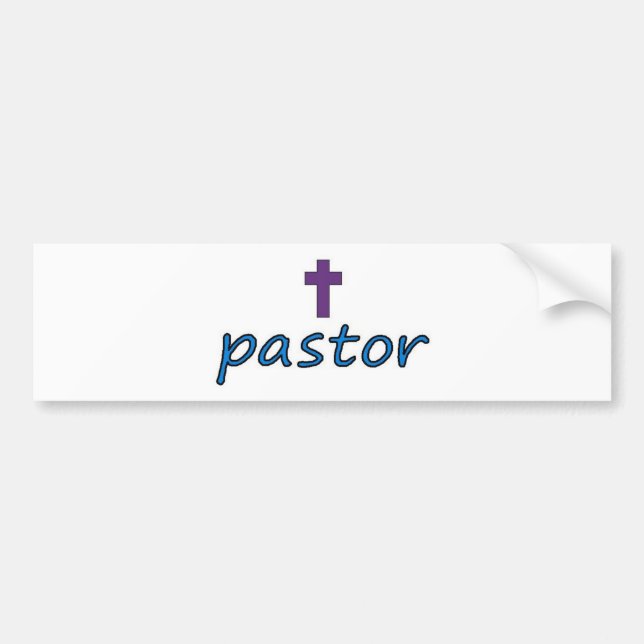 Pastor Cross2 Bildekal (Framsidan)