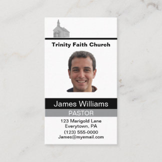 Pastor Custom Visitkort