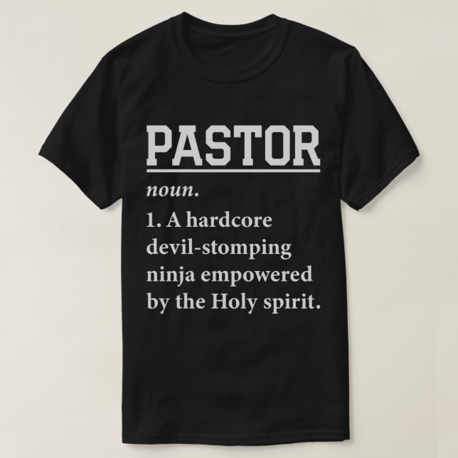 Pastor Definition , Pastor Apprecision , Christia T Shirt (Design framsida)
