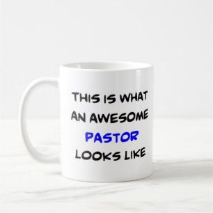pastor, fantastisk kaffemugg